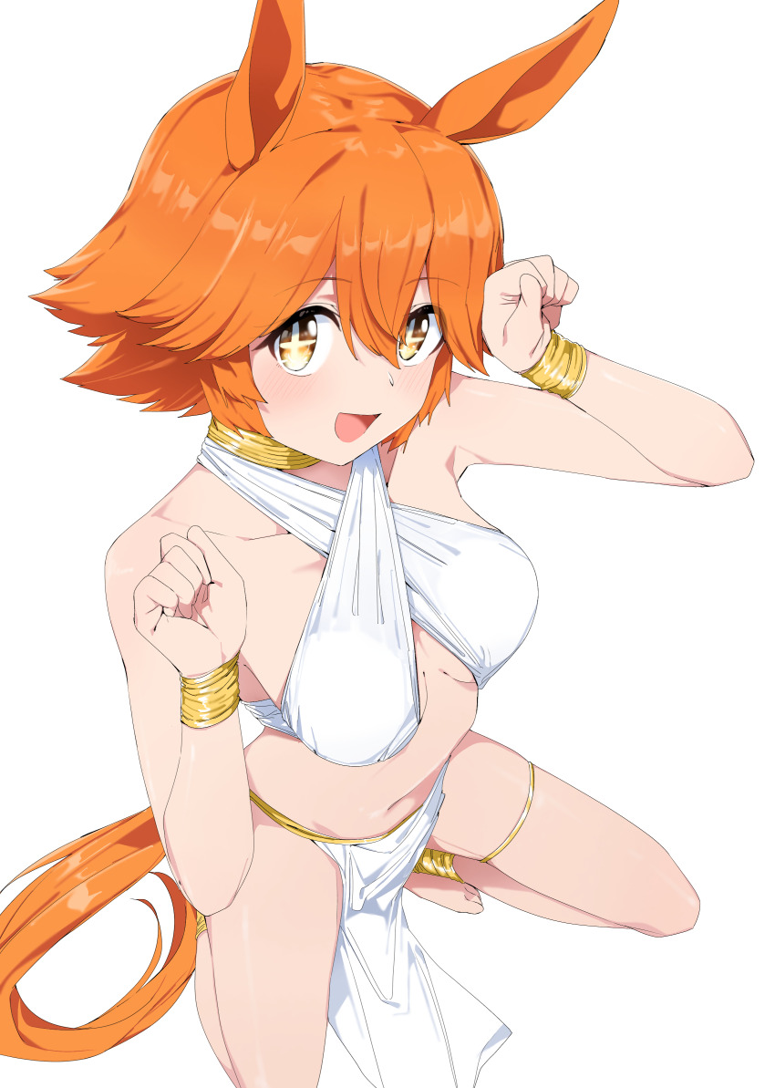 1girl, absurdres, animal_ears, commentary_request, highres, horse_ears, horse_girl, horse_tail