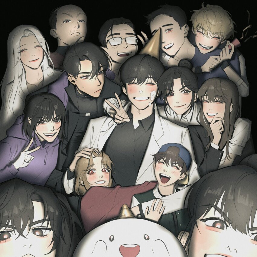 6+boys, 6+girls, :<, :/, :d, absolutely_everyone, backwards_hat, biyoo_(omniscient_reader's_viewpoint)