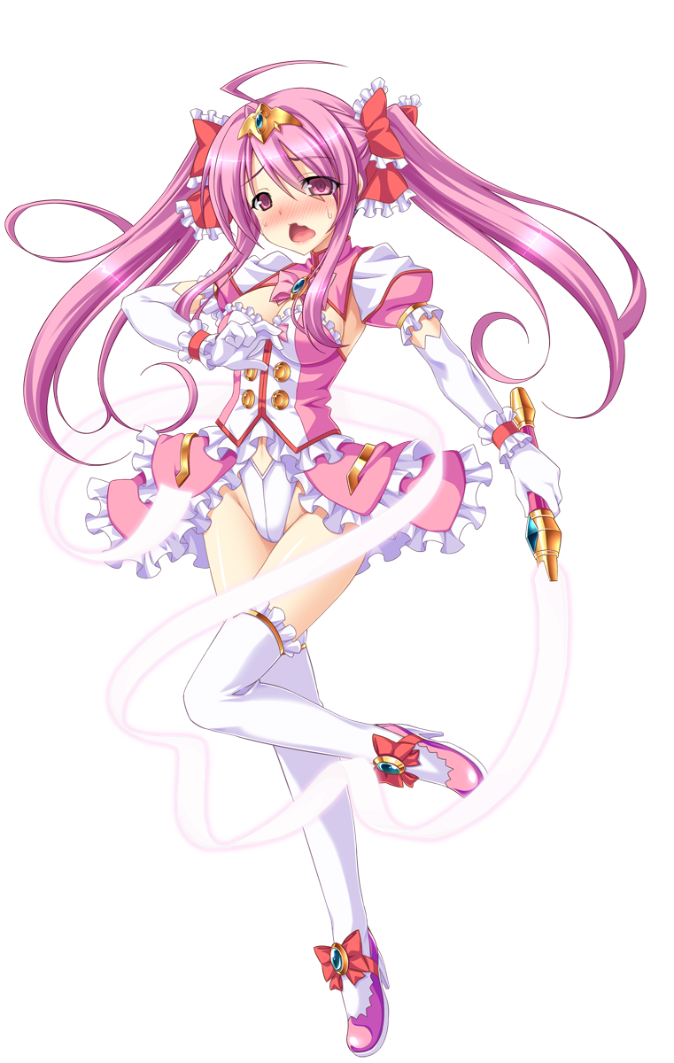 1girl, ahoge, aoi_masami, arty_cherry, blush, bow, breasts, cleavage