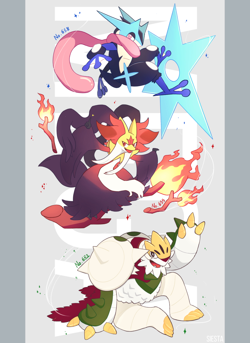 absurdres, animal_ear_fluff, animal_ears, black_fur, broom, broom_riding, cape, chesnaught