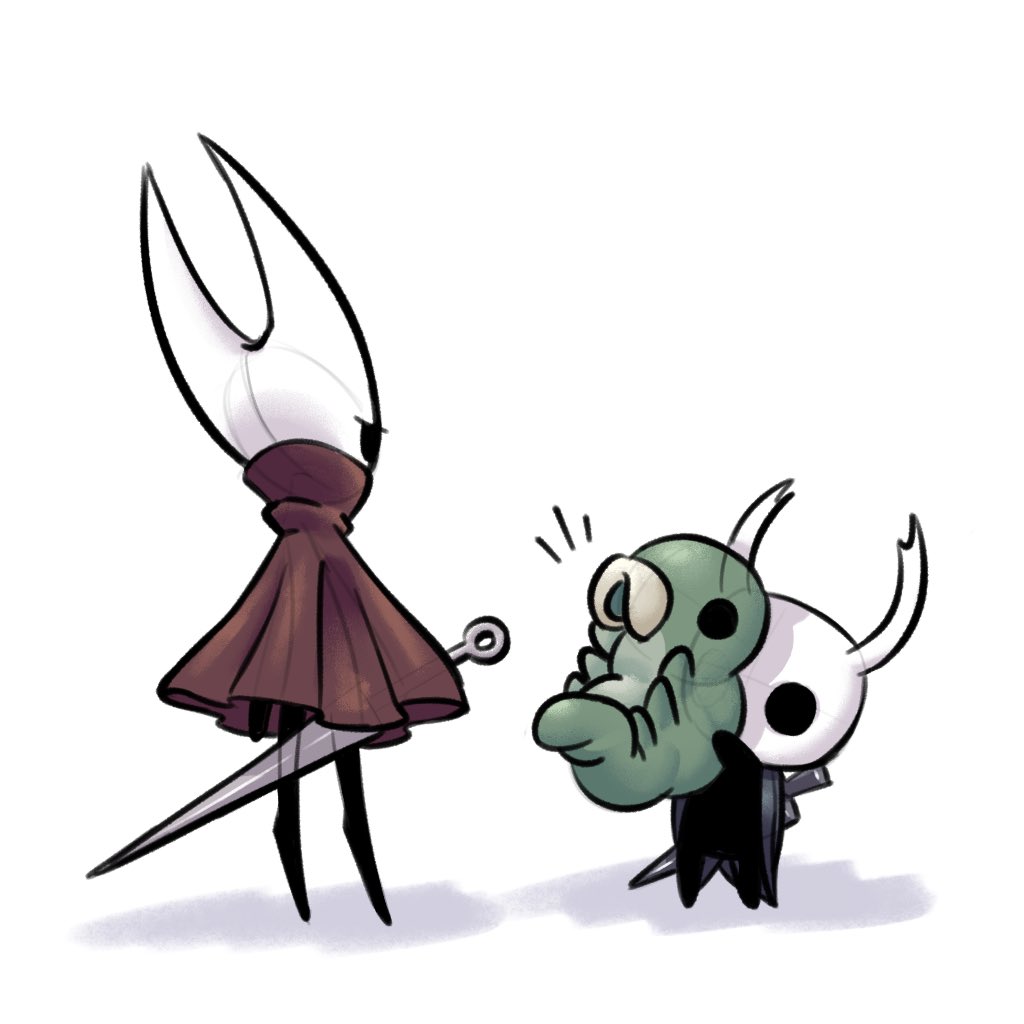 1girl, 1other, advos, cape, carrying, commentary, creature, english_commentary