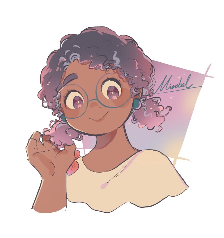 1girl, alternate_costume, brown_eyes, brown_hair, colombian_clothes, curly_hair, dark-skinned_female, dark_skin