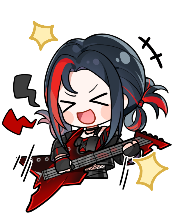 +++, 1girl, ^^^, artist_request, black_choker, black_gloves, black_hair, black_jacket