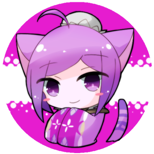 1girl, ahoge, animal_ears, blush_stickers, cat_ears, cat_girl, cat_tail, chibi