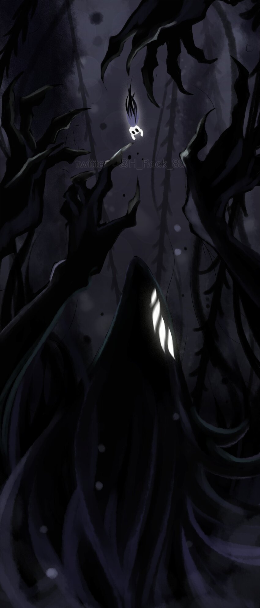 2others, 88_(h_rock_88), absurdres, artist_name, black_skin, claws, colored_skin, commentary_request