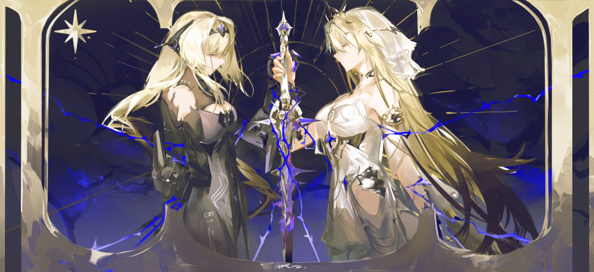 1girl, absurdres, anko_(renzao19823), bare_shoulders, bianca:_crepuscule_(pgr), bianca:_stigmata_(pgr), bianca_(pgr), black_bodysuit