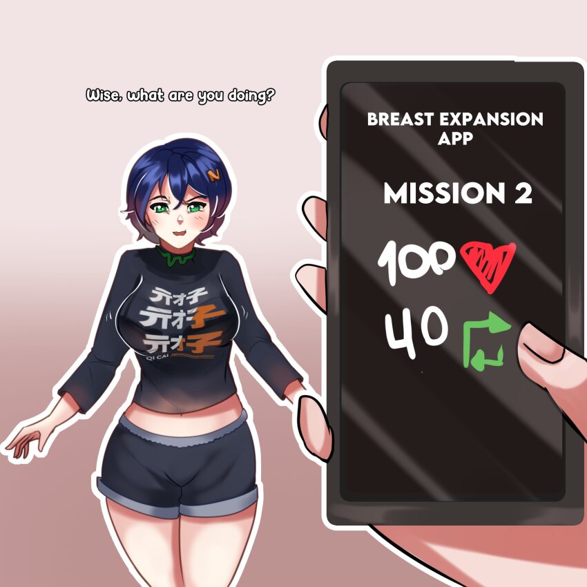 belle_(zenless_zone_zero), breast_expansion, highres, yukimaruvs, zenless_zone_zero, zzz