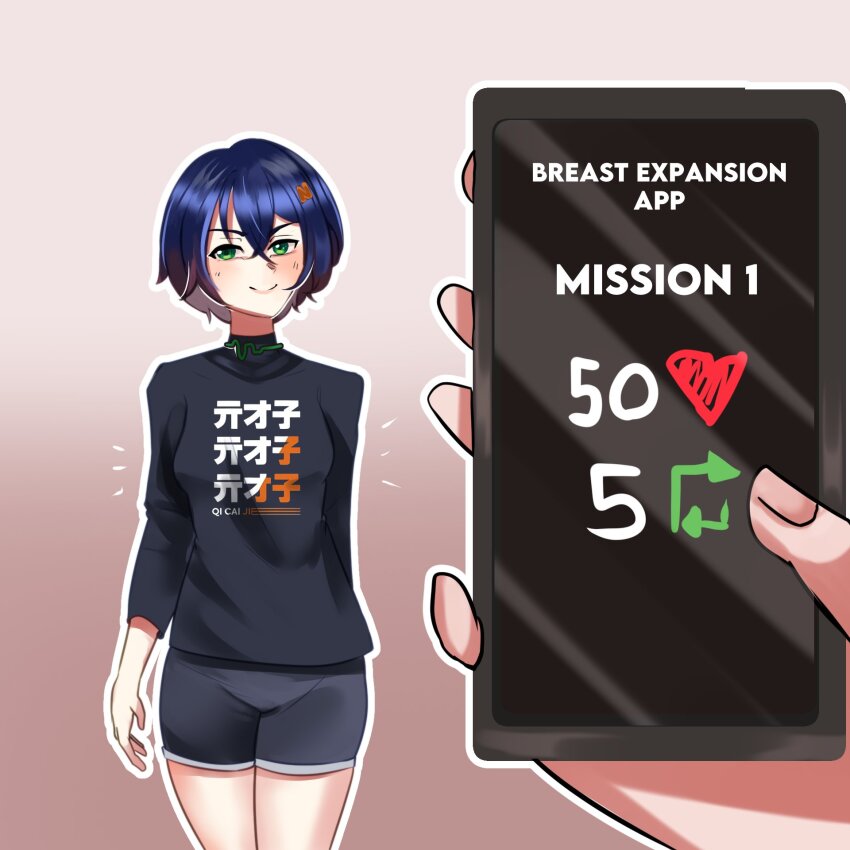 belle_(zenless_zone_zero), breast_expansion, breasts, highres, yukimaruvs, zenless_zone_zero