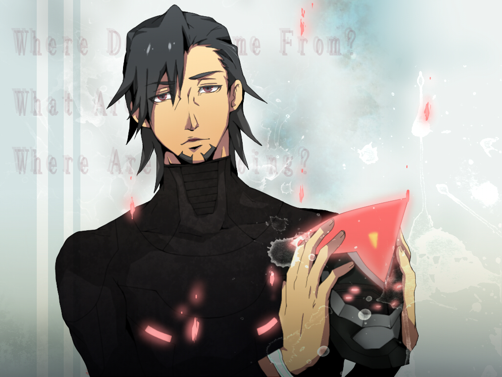 10s, 1boy, bodysuit, brown_hair, dark_persona, ebitetsu, facial_hair, glowing, glowing_eyes, h-01, helmet, kaburagi_t._kotetsu, male_focus, mizore1211, neon_trim, power_suit, red_eyes, short_hair, solo, spoilers, stubble, superhero_costume, tiger_&amp;_bunny, wild_tiger