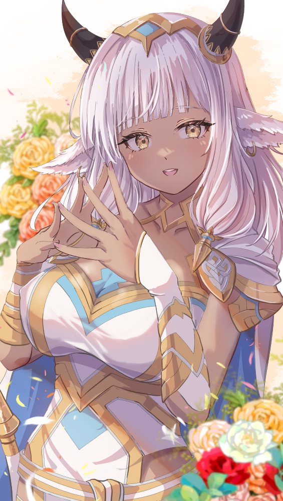 1girl, animal_ears, ash_(borrowed_power)_(fire_emblem), ash_(fire_emblem), blue_cape, blush, breasts, cape