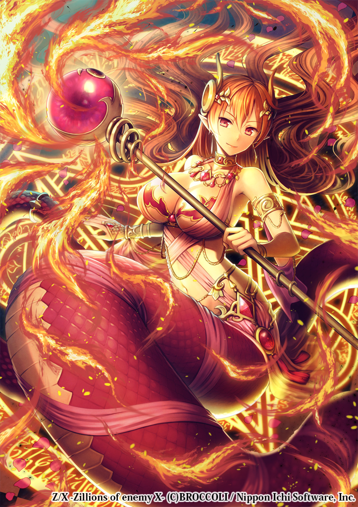 1girl, bare_shoulders, breasts, character_request, cleavage, closed_mouth, commentary_request, copyright_notice