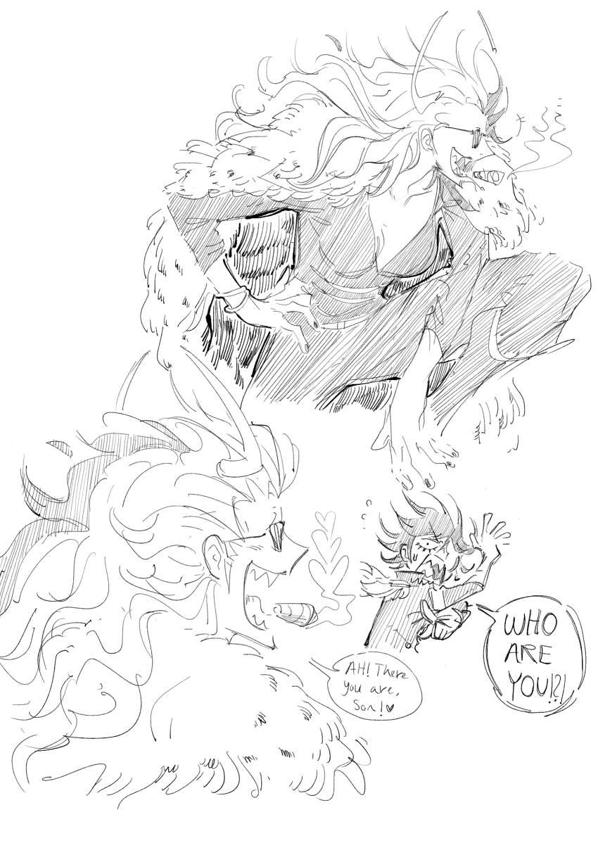 1boy, 1girl, armband, black_hair, black_nails, black_shirt, bracelet, breasts