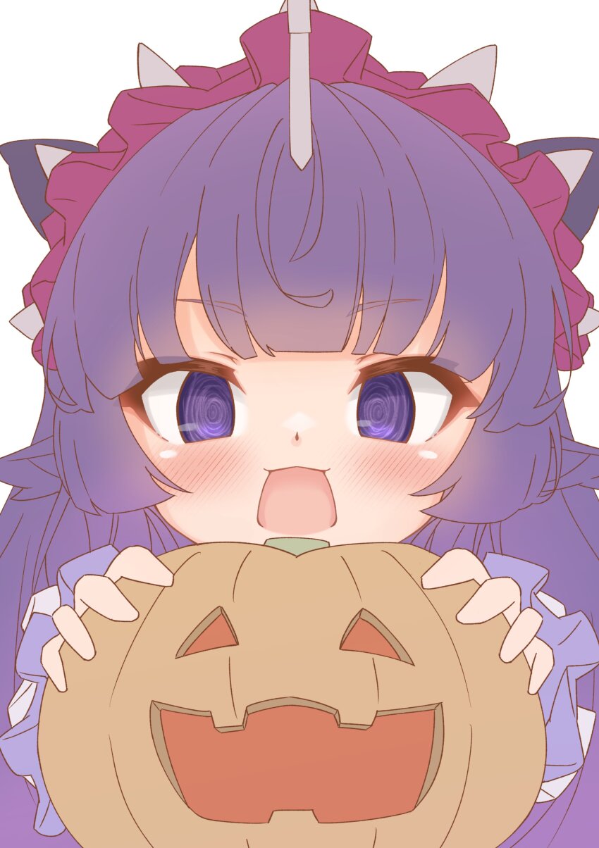 absurdres, animal_ears, beyaert_alma, emil_chronicle_online, empty_eyes, frilled_hairband, frilled_sleeves, frills