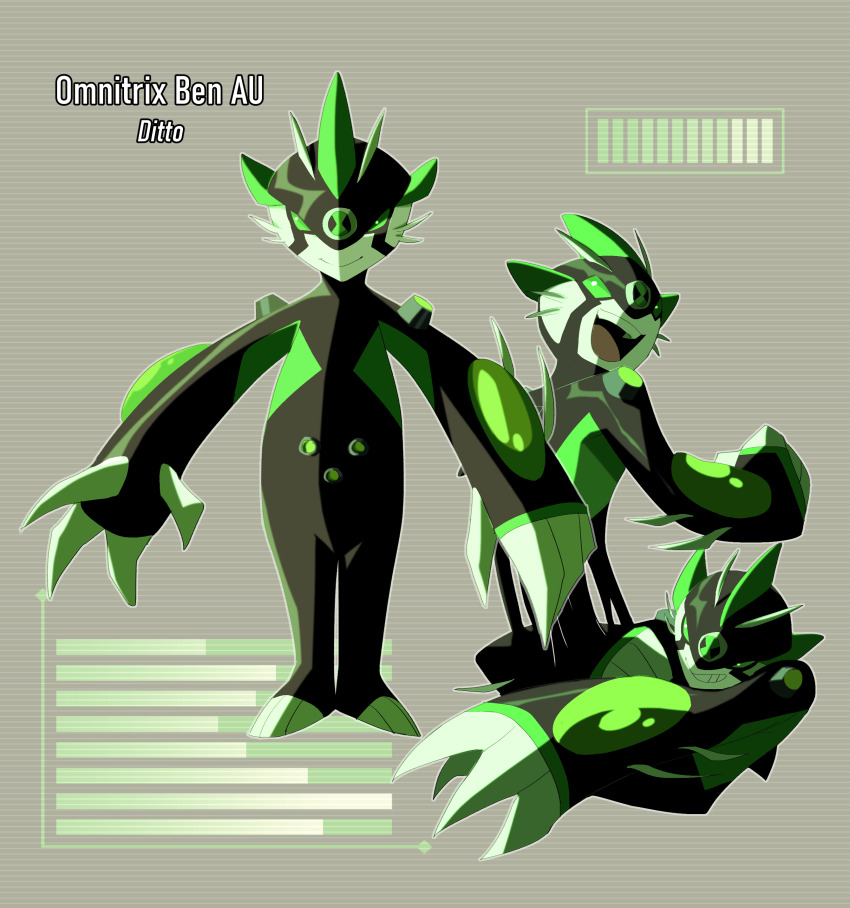 absurdres, alien, ben_10, ditto, gen_1_pokemon, hiffuu, highres, mitosis