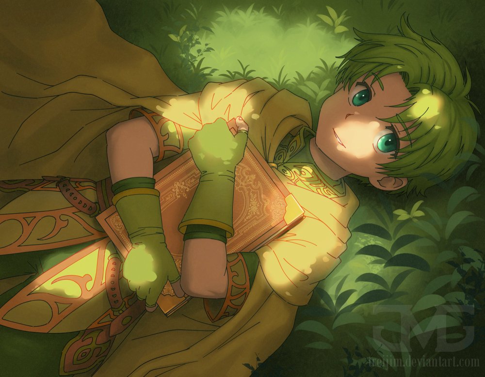 1boy, blue_eyes, book, cape, commentary, english_commentary, fingerless_gloves, fire_emblem