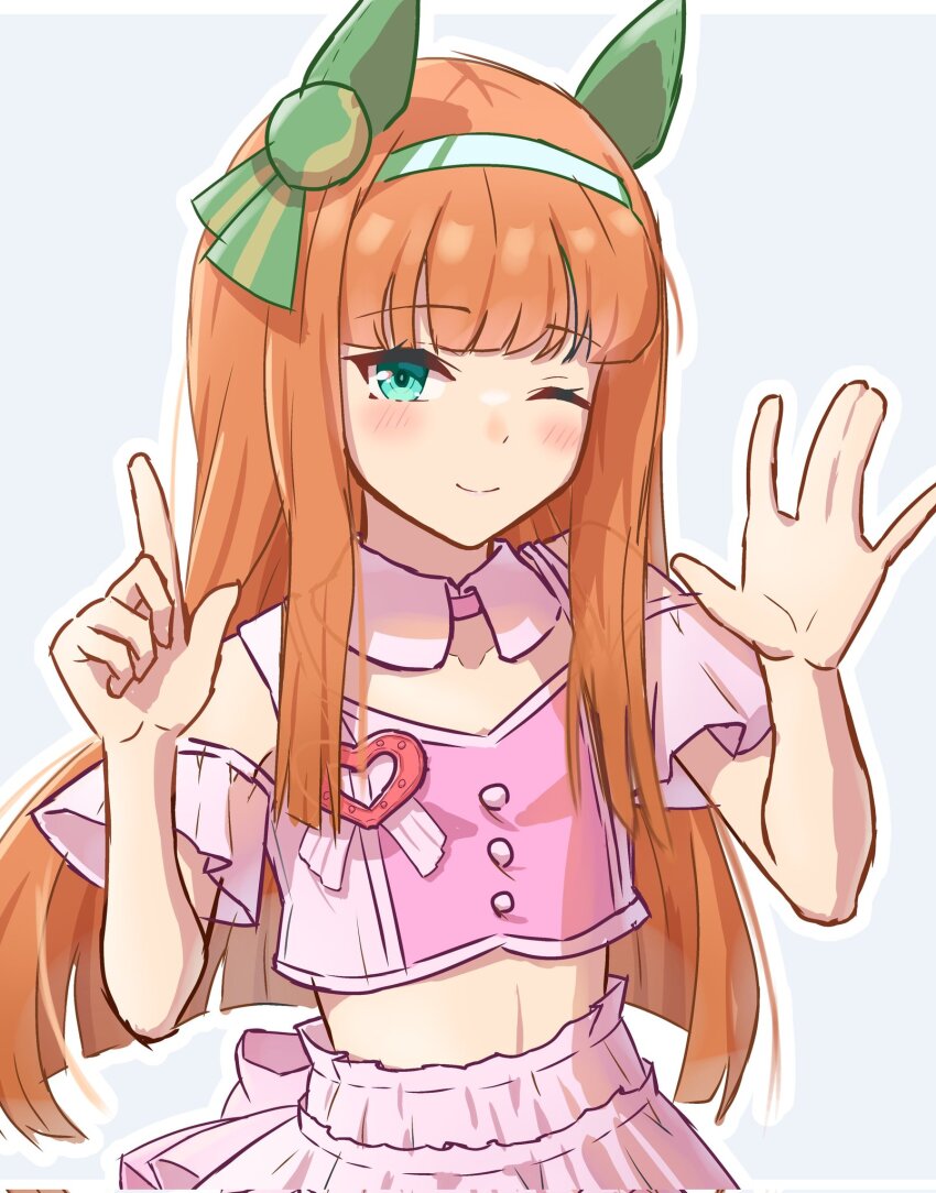 1girl, animal_ears, blue_eyes, blunt_bangs, blush, bow, closed_mouth, clothing_cutout