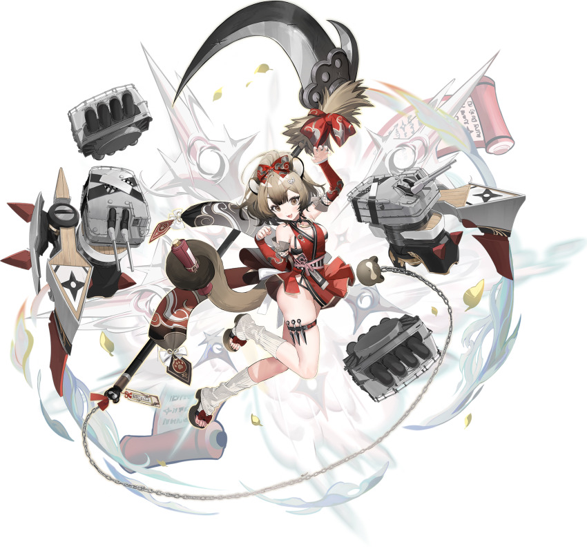 1girl, animal_ears, arm_warmers, artist_request, azur_lane, black_sandals, bow, breasts