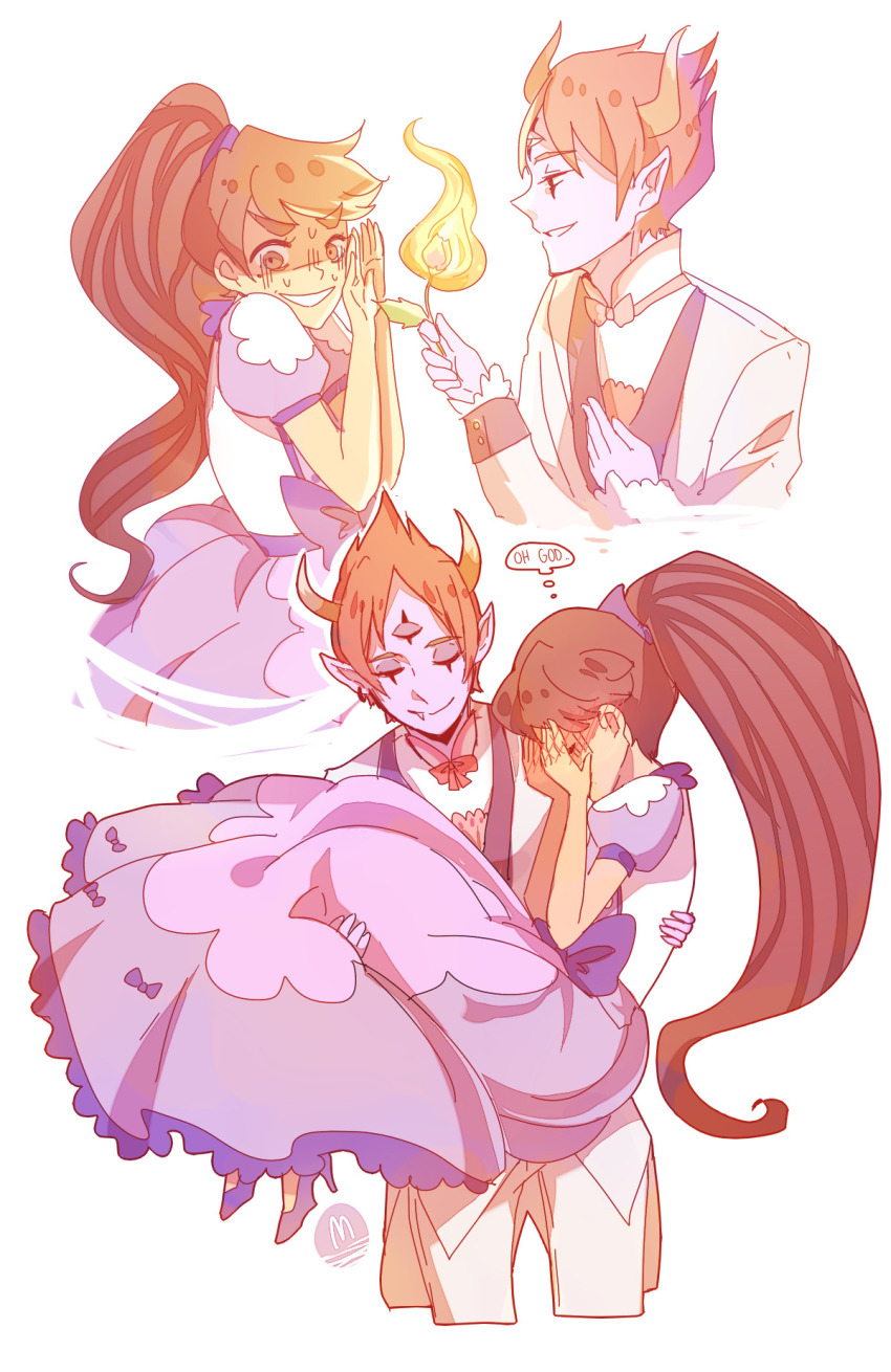 2boys, bad_id, bad_tumblr_id, black_eyes, blush, bow, bowtie, brown_eyes