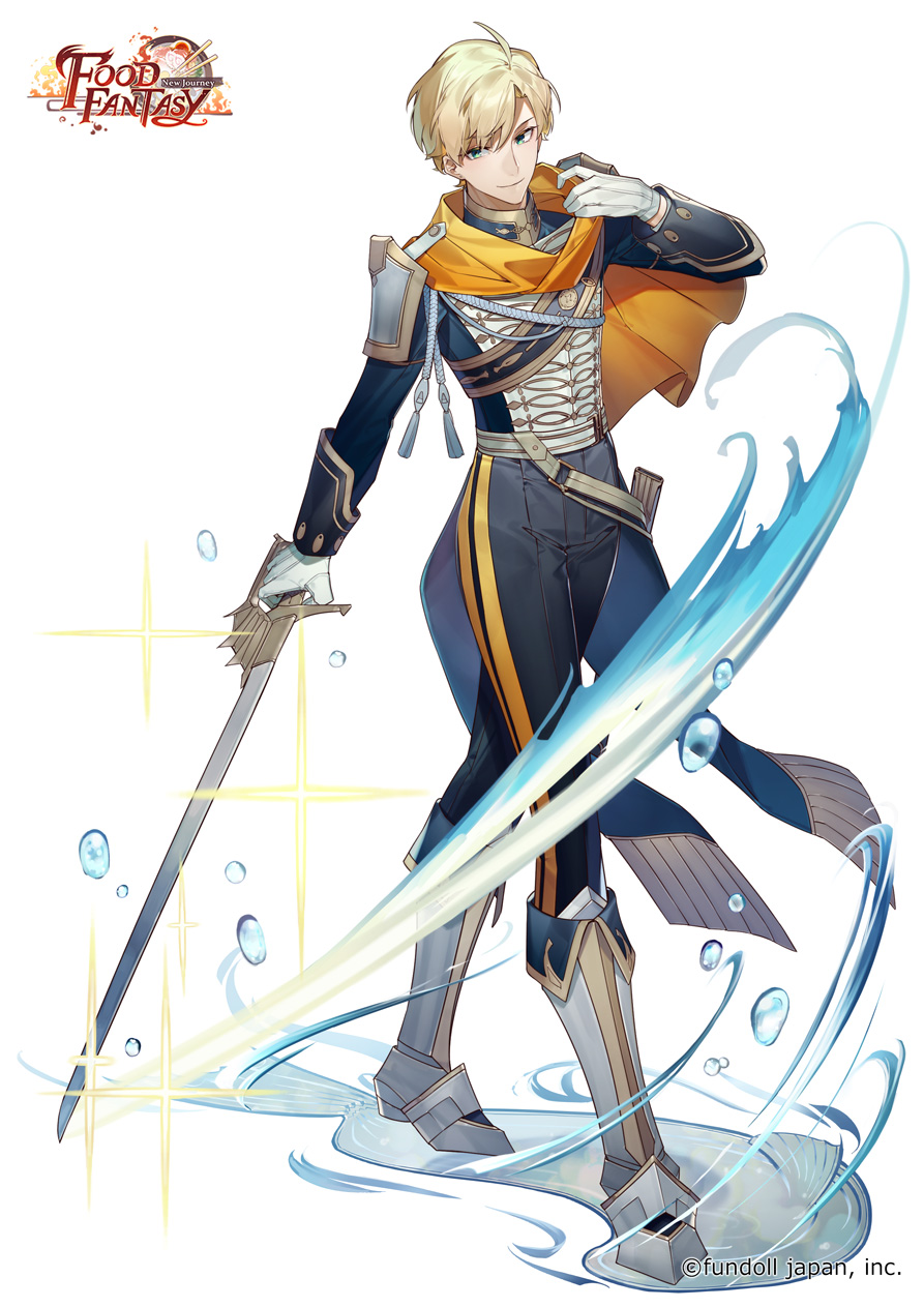 >:), 1boy, adjusting_clothes, ahoge, aiguillette, armor, armored_boots, belt