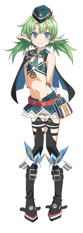 1girl, arms_behind_back, belt, black_boots, blue_eyes, boots, capelet, earrings