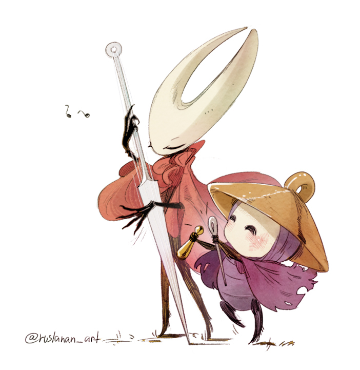 1boy, 1girl, ^_^, arm_up, arms_up, arthropod_boy, arthropod_girl, artist_name