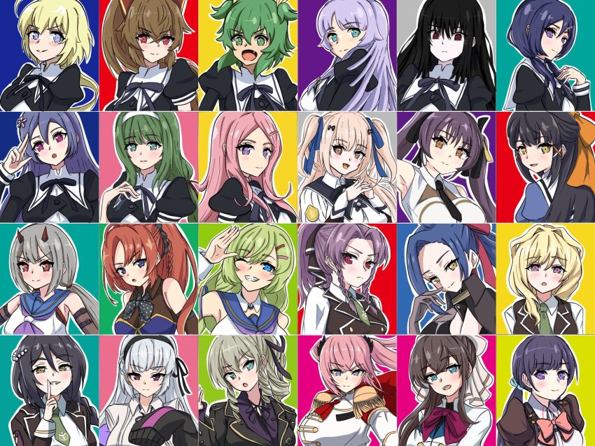 >:), 6+girls, ahoge, akashi_manaka, altea_alessandrini, amano_soraha, amatsu_marei, animal_ears