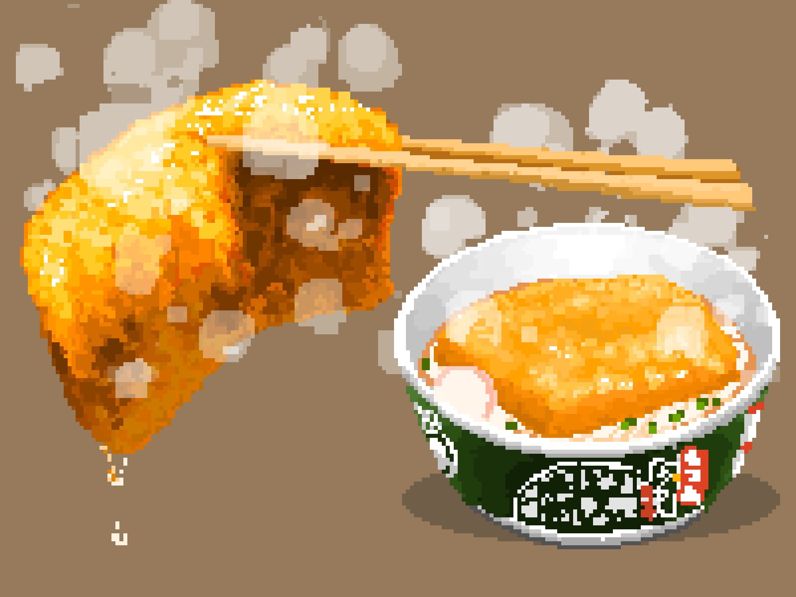 chopsticks, cup, dripping, filet, fish, food, food_focus, highres