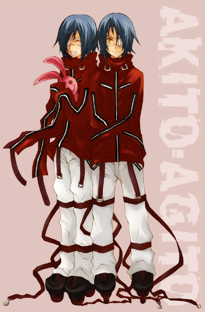 2boys, air_gear, dual_persona, male_focus, multiple_boys, tagme, wanijima_agito, wanijima_akito