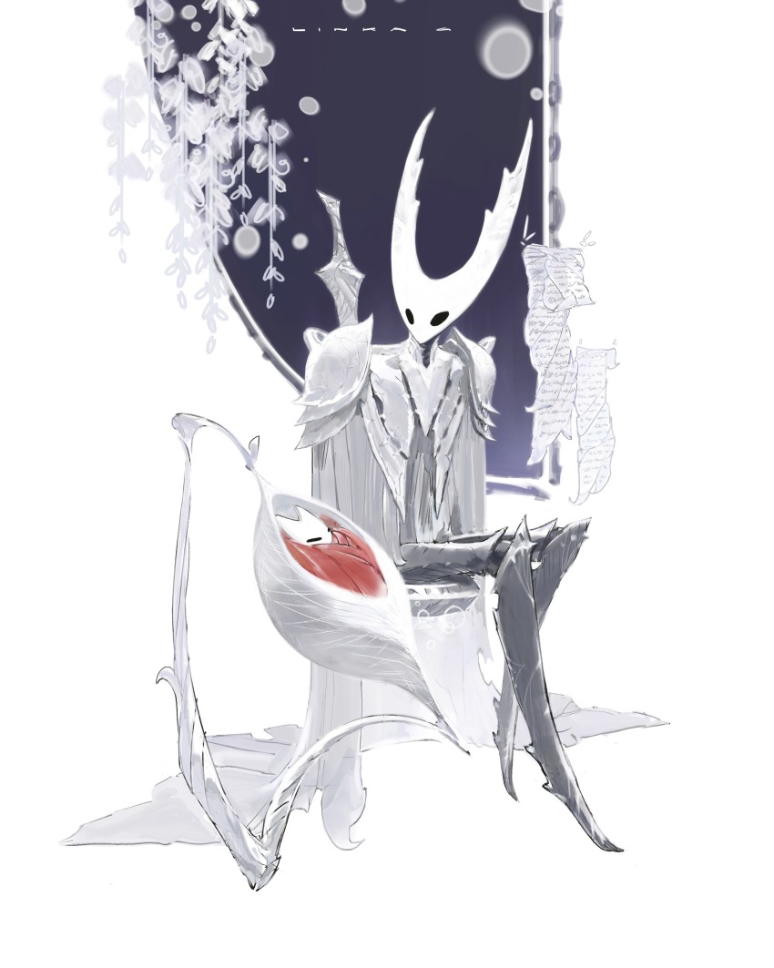 1girl, 1other, absurdres, aged_down, armor, arthropod_girl, arthropod_limbs, baby