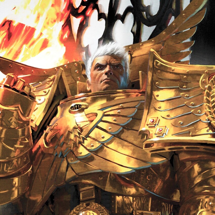 1boy, architecture, armor, artofneilroberts, closed_mouth, commentary, english_commentary, gold_armor