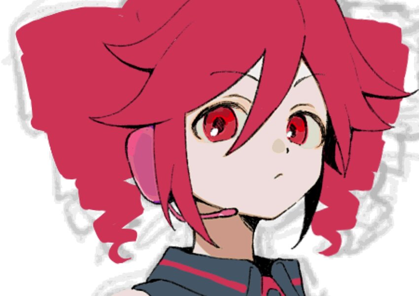 1girl, closed_mouth, collared_shirt, drill_hair, headset, highres, itomaki_(itoma_11010), kasane_teto