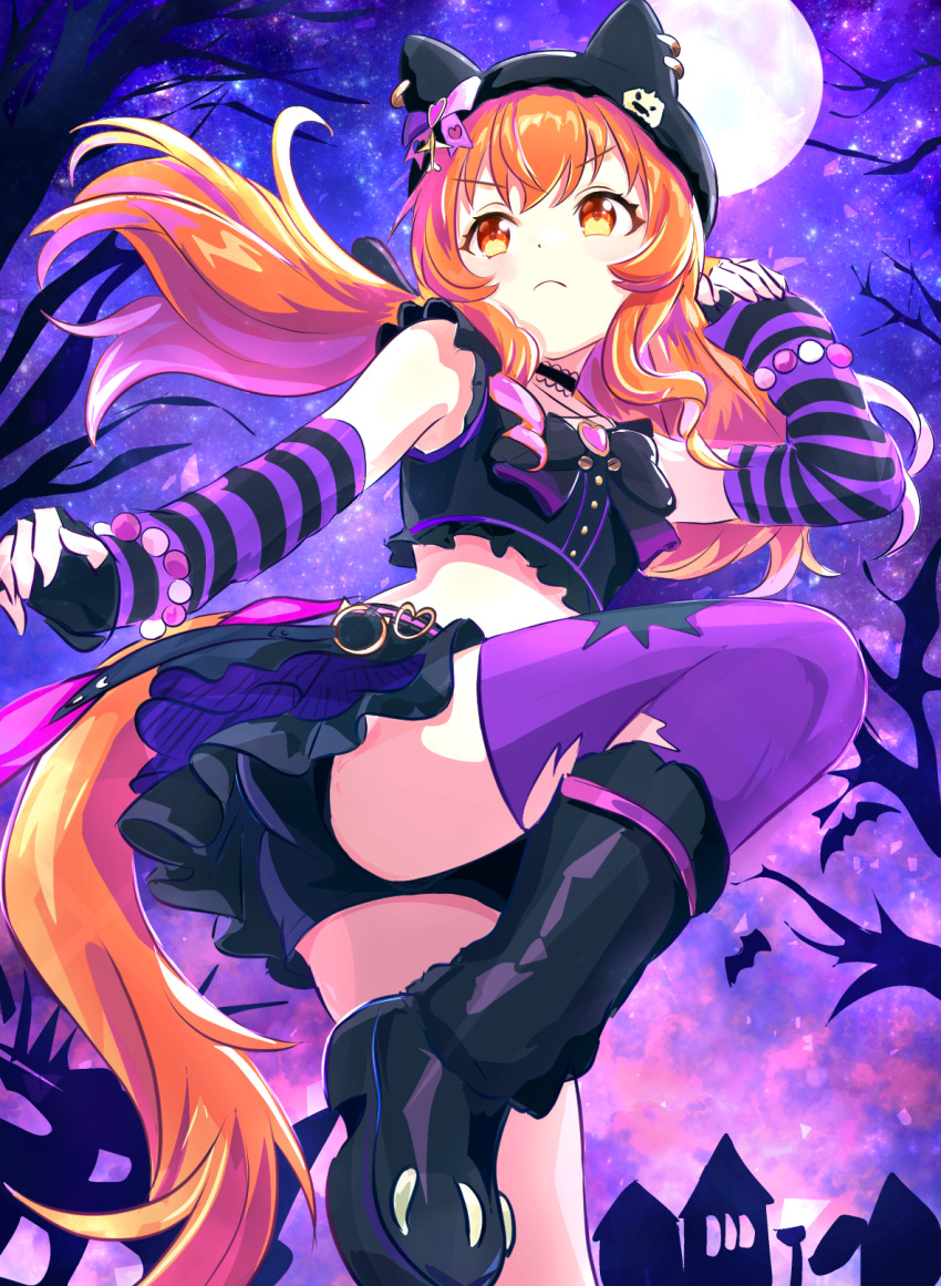 1girl, animal_ears, arm_warmers, bare_shoulders, bead_bracelet, beads, bike_shorts, black_gloves