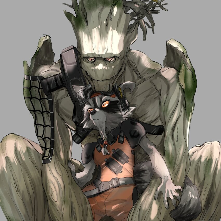 2boys, animal_ears, closed_mouth, commentary_request, fang, furry, furry_male, goggles