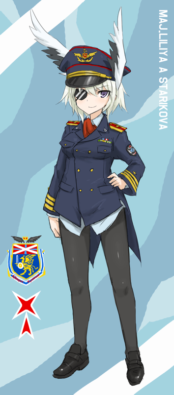 1girl, bad_id, bad_pixiv_id, blue_eyes, commentary_request, dakku_(ogitsune), eyepatch, female_focus