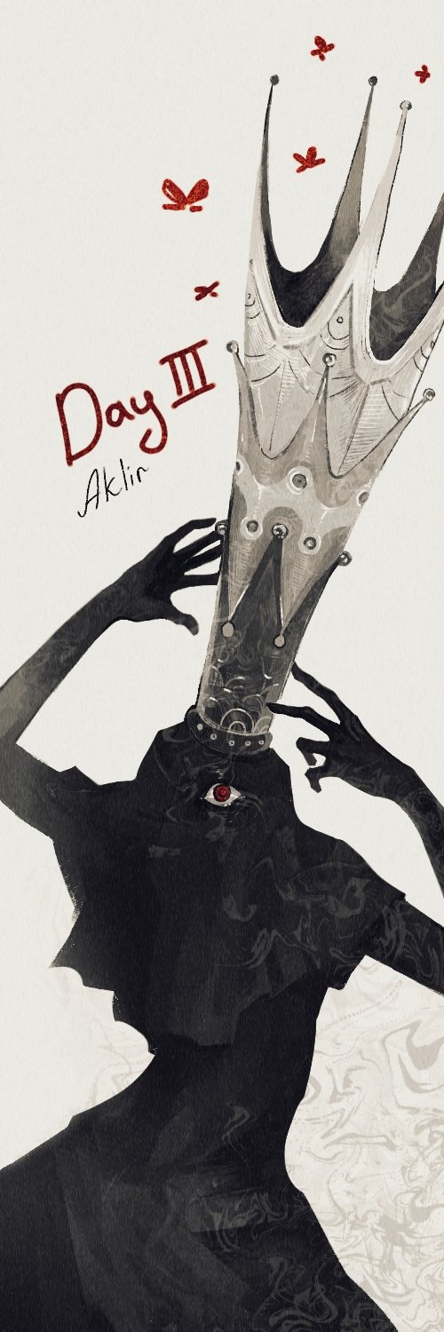 1boy, aklirkiefer, artist_name, black_robe, black_veil, bug, butterfly, crown, english_text, eyed_silhouette, highres, imu_(one_piece), inktober, insect, looking_up, one_eye_covered, one_piece, other_focus, red_butterfly, red_eyes, ringed_eyes, robe, silhouette, tall_crown, veil