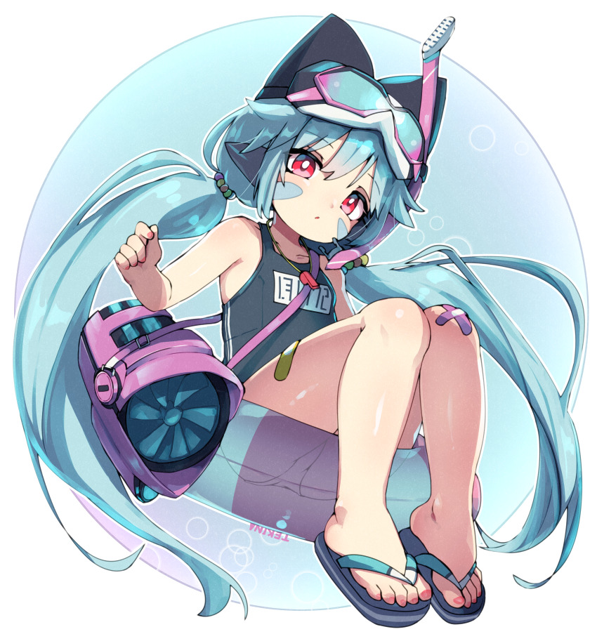 1girl, absurdres, bandaid, bandaid_on_knee, bandaid_on_leg, bandaid_on_thigh, bare_arms, bare_shoulders