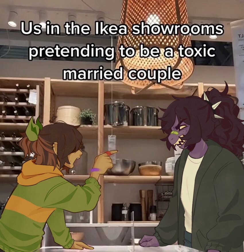 1girl, 1other, bandaid, bandaid_on_face, bandaid_on_hand, bandaid_on_nose, brown_hair, cherriinie