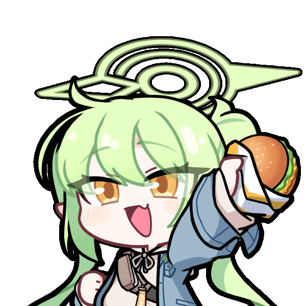 1girl, :d, acomu414, animated, animated_gif, blinking, blue_archive, blue_jacket