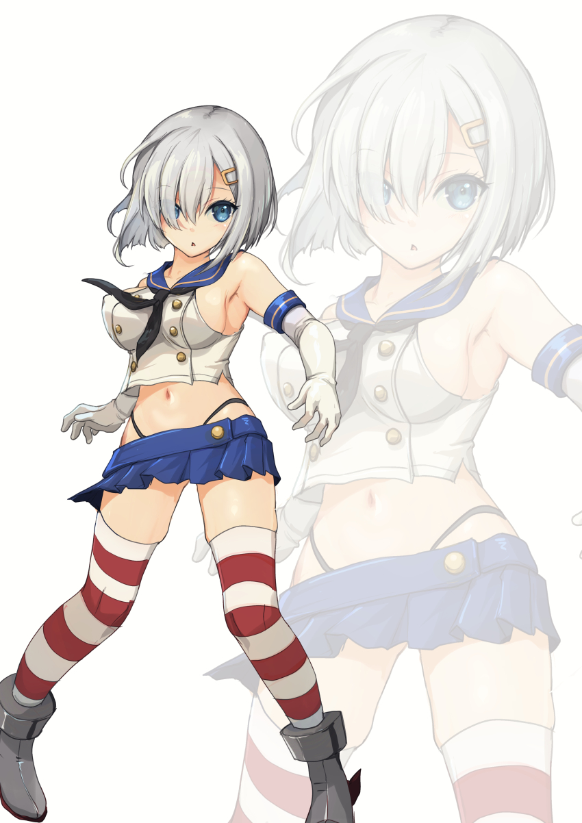 1girl, absurdres, black_neckerchief, black_panties, blue_eyes, blue_sailor_collar, blue_skirt, breasts