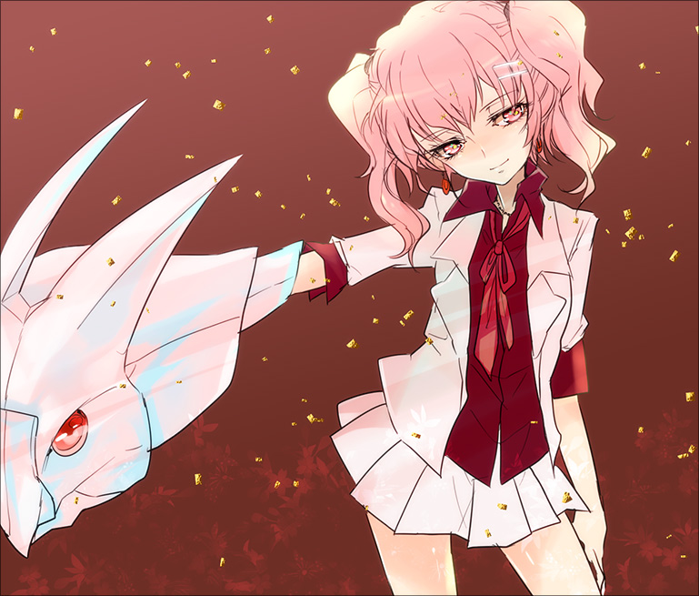 desir, gender_request, genderswap, karakuridoji_ultimo, pink_hair, skirt, tagme, twintails