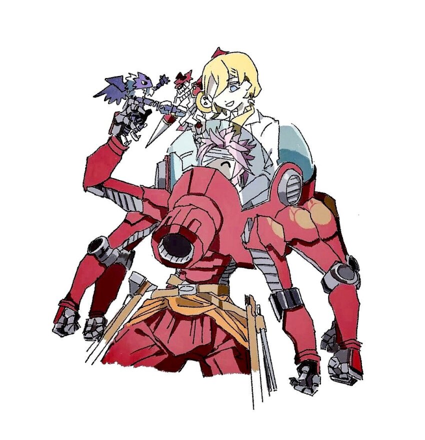 beelzebumon, beelzebumon_blast_mode, digimon, digimon_story:_time_stranger, dukemon, monica_simmons, tagme, vulcanusmon