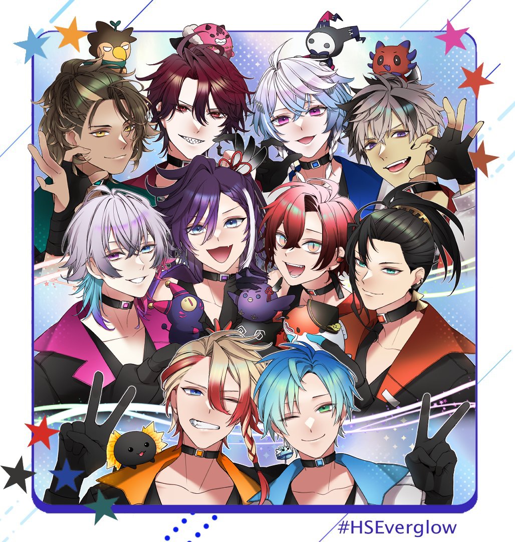 029jrr, 6+boys, :3, ahoge, altventurer_(regis_altare), axel_syrios, axolotl, banzoin_hakka