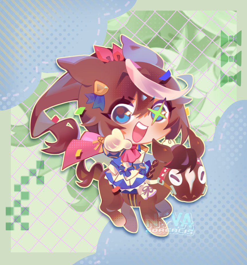 1girl, animal_ears, ascot, blue_eyes, blue_skirt, blush, boots, bow