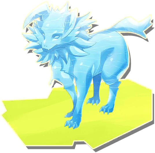 horns, jelly_hound_(monster_farm), liquid_body, monster, monster_farm, monster_farm_online, official_art, tiger_(monster_farm), wolf