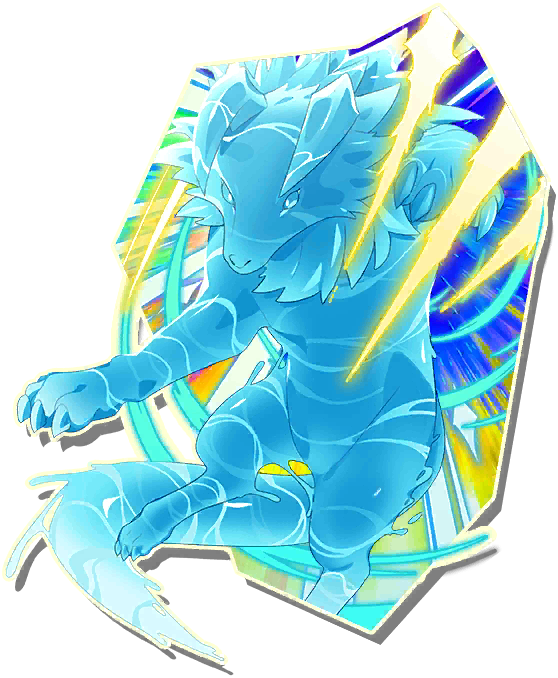 horns, jelly_hound_(monster_farm), liquid_body, monster, monster_farm, monster_farm_online, official_art, tiger_(monster_farm), wolf