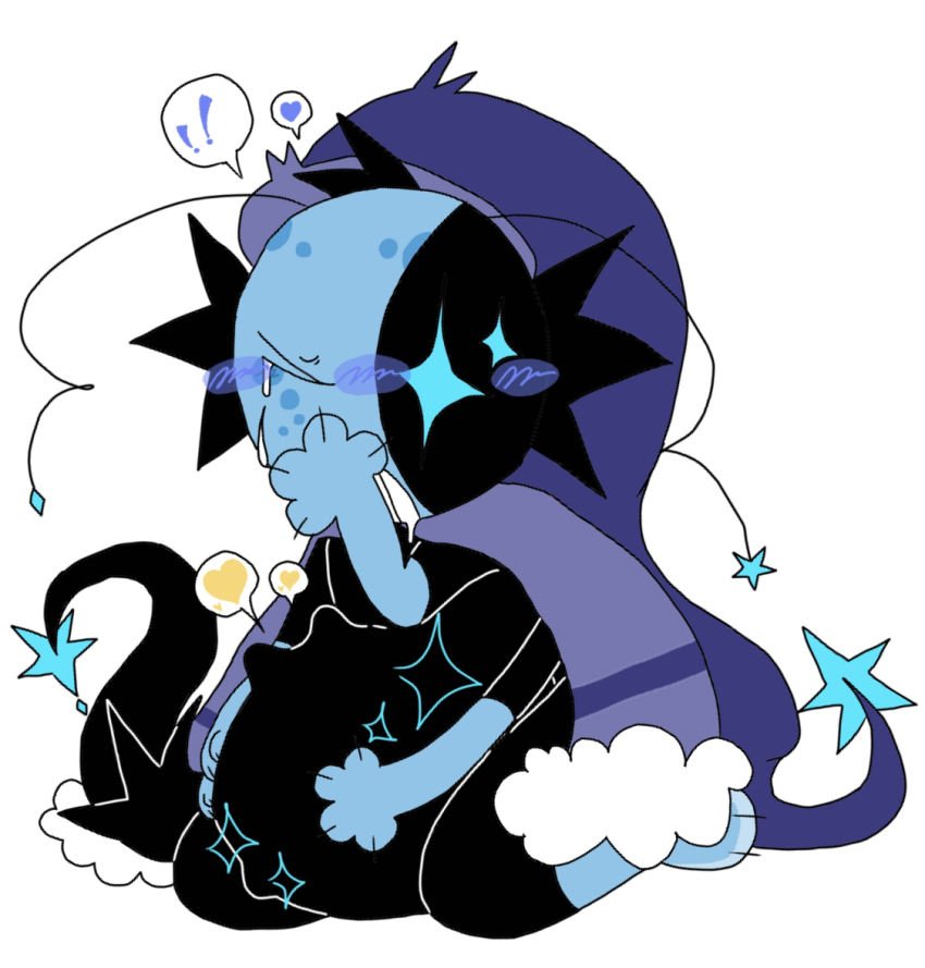 !, astro_(dandy's_world), bad_anatomy, bad_hands, blush, dandy's_world, drooling, mouth_drool, non-web_source, roblox, tail, vore