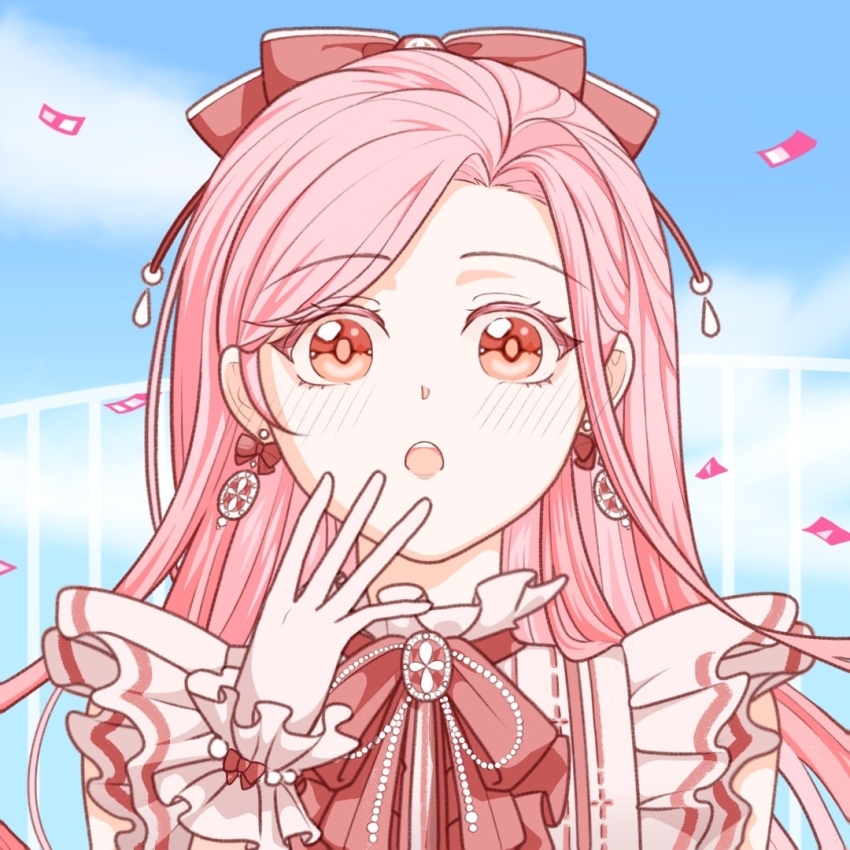 1girl, bare_shoulders, bead_bracelet, beads, blue_sky, bow, bow_earrings, bowtie