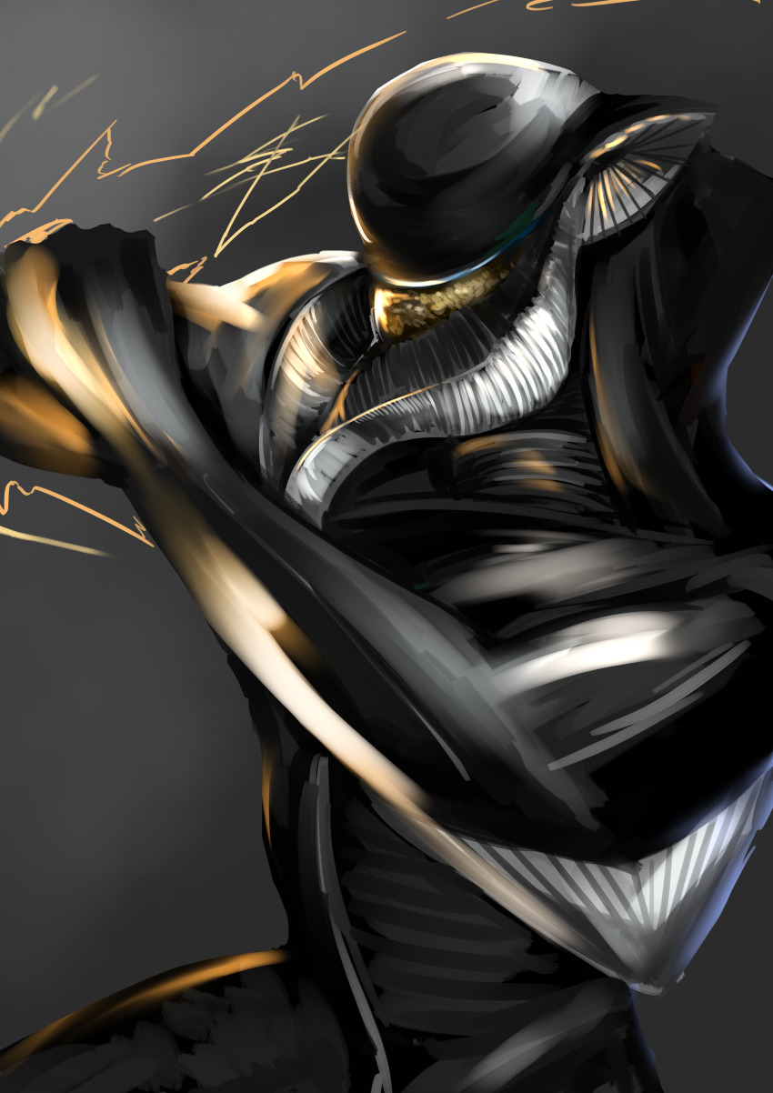 1boy, absurdres, alien, blue_eyes, colored_skin, highres, kintsuba_(kintsuba_08), looking_at_viewer