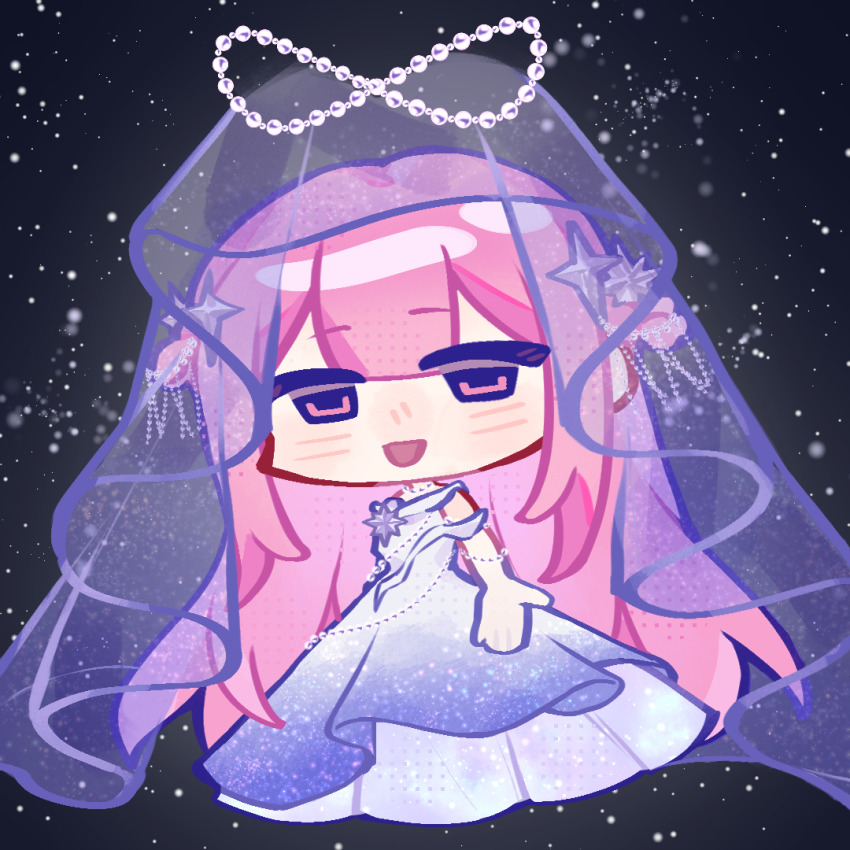 1girl, absurdly_long_hair, bare_shoulders, bead_necklace, beads, blunt_bangs, braid, brooch