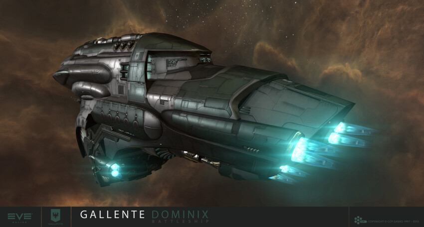 3d, absurdres, battleship_(eve_online), brown_background, carrier, cloud, cloud_background, combat_ship_(eve_online)